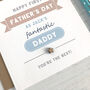 First Father's Day Typographical Card, thumbnail 3 of 4