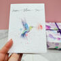 Mothers Day Plantable Seed Paper Hummingbird Card, thumbnail 2 of 6
