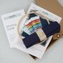 Rainbow Cushion Beginners Embroidery Kit, thumbnail 4 of 4