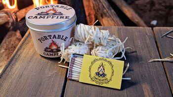 Premium All American Smores Toasting Kit! Portable Fire, 3 of 12