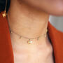 Yellow Gold Vermeil Sterling Silver Baby Bee Choker, thumbnail 2 of 7