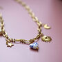 Create Your Own Chunky Gold Charm Necklace, thumbnail 2 of 8
