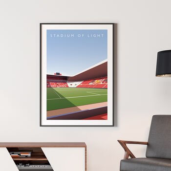 Sunderland Stadium Of Light Poster, 3 of 8