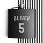 Personalised Football Shirt Hip Flask, thumbnail 7 of 10