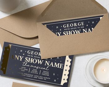 Personalised Theatre Gift Voucher, 6 of 9