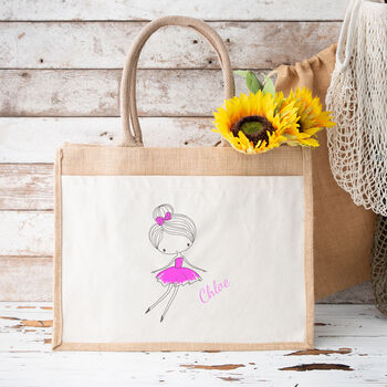 Personalised Pink Girls Gift Bag, 2 of 3