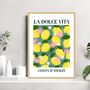 La Dolce Vita Lemons Print, thumbnail 1 of 4