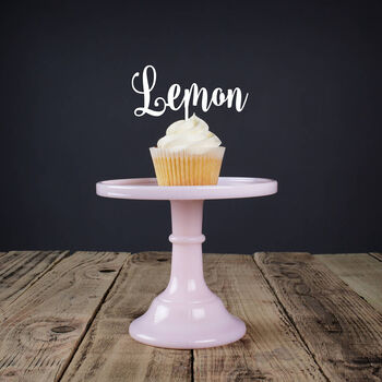 Personalised Acrylic Flavour Cup Cake Topper, 2 of 9