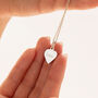 Fingerprint Puff Heart Necklace, thumbnail 2 of 7