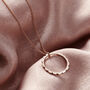 Personalised Scalloped Circle Necklace, thumbnail 2 of 11