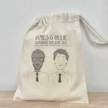 Personalised Wedding Favour Bag, 3 of 8
