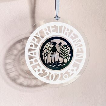 Happy Retirement Hanging Decoration Gift Set, 12 of 12