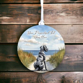 Personalised Great Dane Dog Beach Walk Collection, 4 of 8