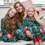 Christmas Pyjamas Family Matching Green, thumbnail 3 of 11