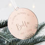 In Loving Memory Christmas Bauble, thumbnail 2 of 4