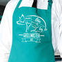 Personalised Pig 'Grill Master' Apron, thumbnail 5 of 10