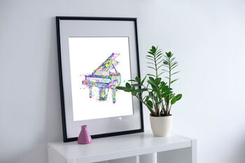 Abstract Piano Sketch Print, 5 of 6