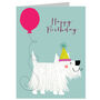 Mini Westie Birthday Card, thumbnail 2 of 5
