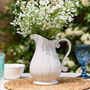 Littondale Classical Ivory Ceramic Jug Vase, thumbnail 1 of 9