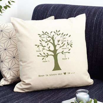 Personalised Family Tree Cushion Cover, 4 of 7