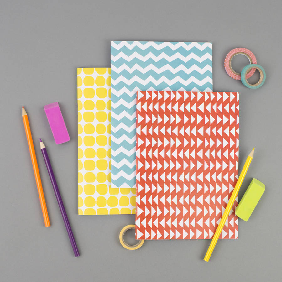 learn to write, children's notebook set by zoe brennan