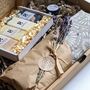 Gift Set Handmade Soap, Lipbalm And Cotton Scarf, thumbnail 1 of 9
