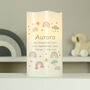 Baby Girl Rainbow Night Light LED Candle, thumbnail 3 of 4