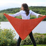 Triangle Scarf Beginner Knitting Kit, thumbnail 1 of 8