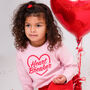 Valentines 'Heart Breaker' Embroidered Sweatshirt, thumbnail 3 of 5
