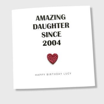 Daughter Birthday Card Personalised, 4 of 5