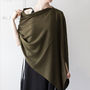 Personalised Easy To Wear Fine Knit Overhead Poncho, thumbnail 6 of 11