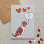 Springer Spaniel Valentine’s Card – From Or To Your Favourite Dog, thumbnail 2 of 12