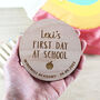 First Day At School Personalised Keepsake Disc, thumbnail 7 of 7
