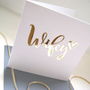 Wifey Luxe Gold Paper Cut Card, thumbnail 4 of 5