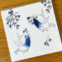 Watercolour Robins Christmas Cards Pack Of Five Designs, thumbnail 6 of 6