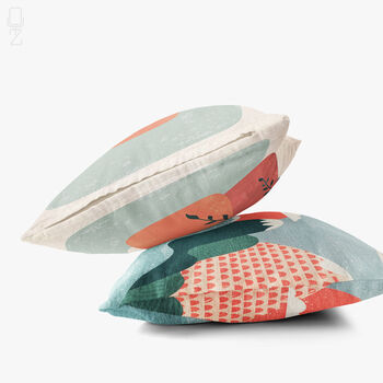 Set Of Two Abstract And Mountain Cushions, 8 of 11