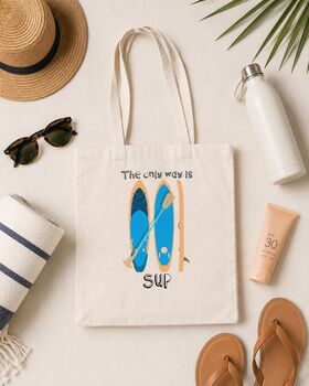 The Only Way Is Sup Tote Bag, 4 of 6