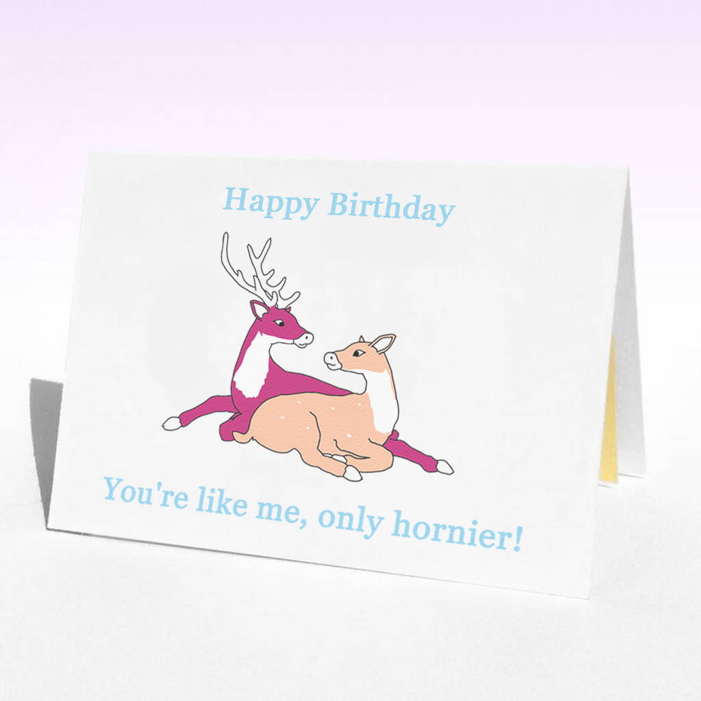 Personalised Deer Birthday Card, 1 of 5