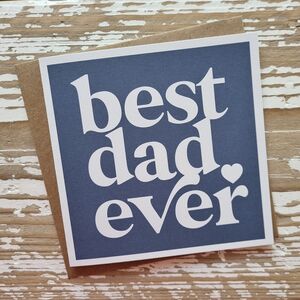 'Best Dad Ever' Card By Nest Gifts