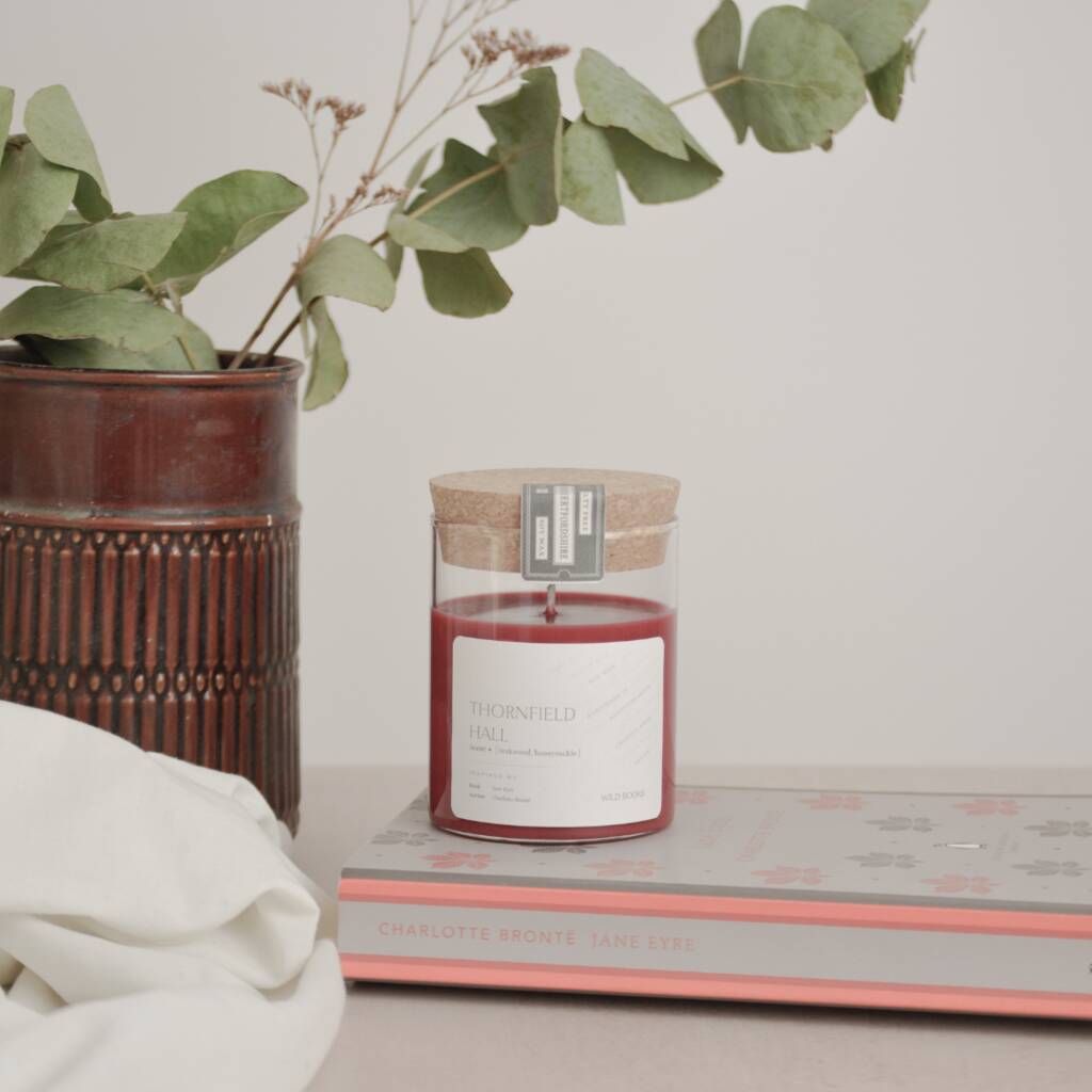 Thornfield Hall Jane Eyre Scented Book Candle By Wild Books