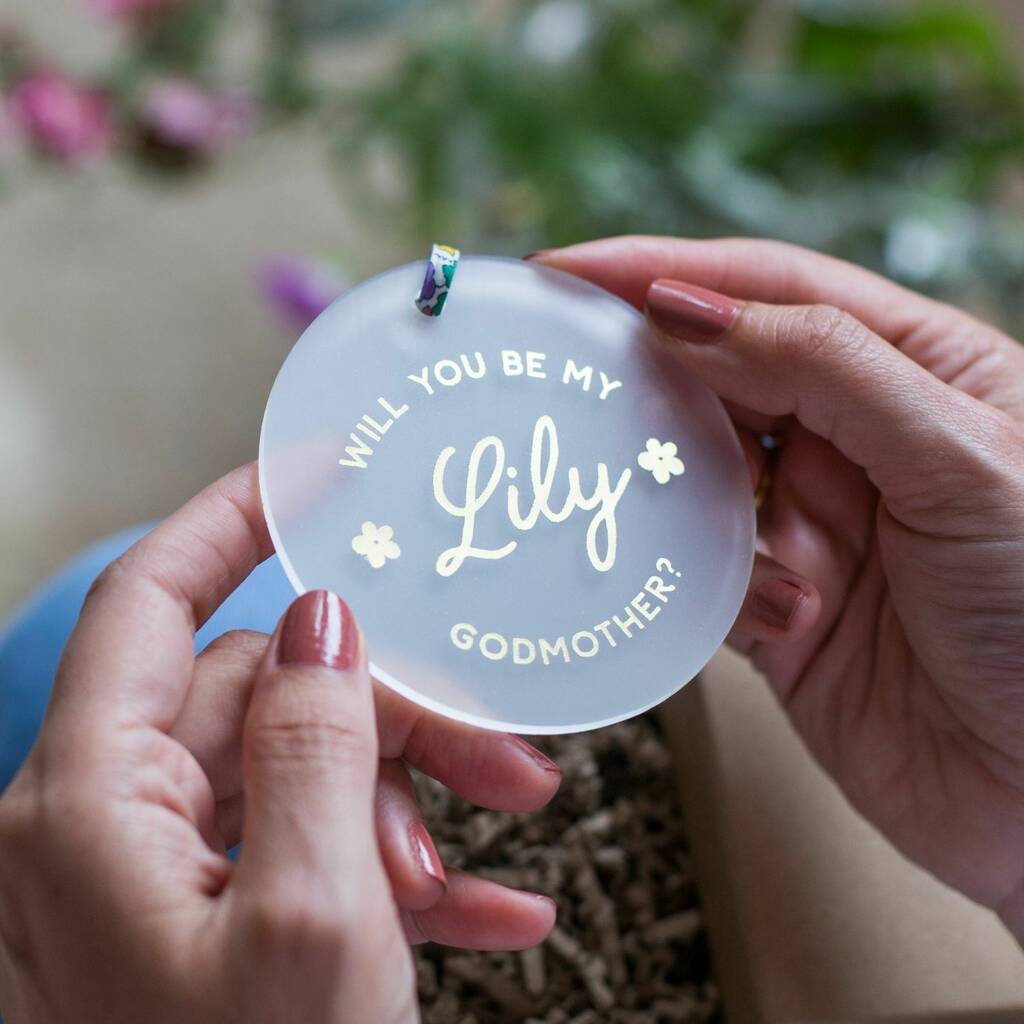 Will You Be My Godmother Proposal Keepsake, 1 of 5