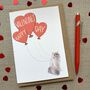 Personalised Persian Cat Happy Valentine's Day Card, thumbnail 1 of 2