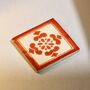Handmade Ceramic Reworked Mexican Tile Drink Coasters, thumbnail 3 of 9