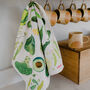 Green Veg Organic Cotton Tea Towel, thumbnail 1 of 6