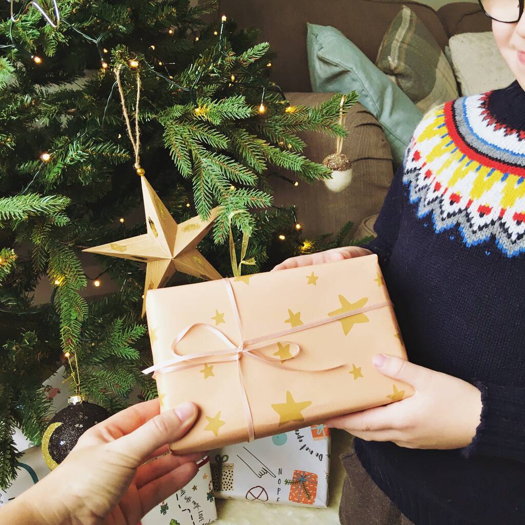 Fun Five Pack Of Christmas Wrapping Paper Recycled By Summer Lane