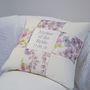 Mother Of The Bride Floral Cushion, thumbnail 4 of 8