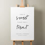 Elegant Wedding Sweet Station Sign 'Chelsea', thumbnail 1 of 9