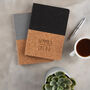 Personalised Vegan Cork Notebook For Teacher, thumbnail 2 of 6