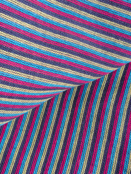 Nepali Cotton Scarf, Bold Stripes, Ethically Handmade, 3 of 8