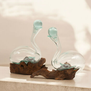 Molten Glass Red Wine Decanter Gift For Wine Lovers, 2 of 7